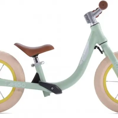 AMIGO Amigo - Barncykel - Fox 12 Inch Mint Grön