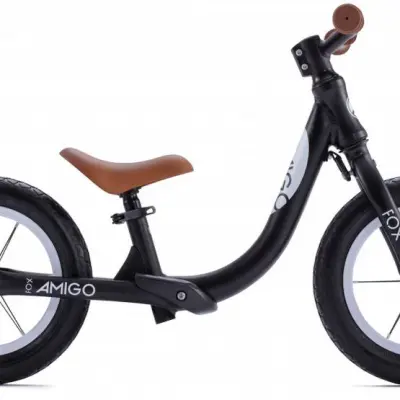 AMIGO Amigo - Barncykel - Fox 12 Inch Svart