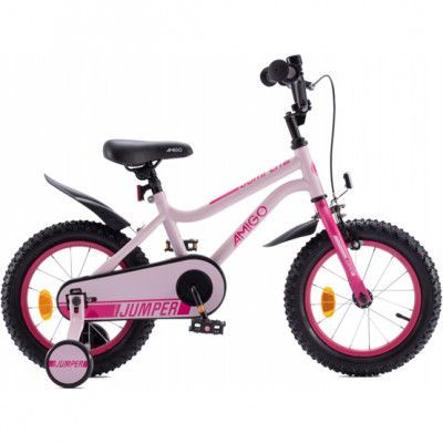 AMIGO Amigo - Barncykel - Jumper 16 Inch 25 Cm Fotbroms Rosa