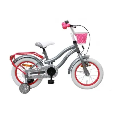 AMIGO Amigo - Barncykel - Lovely 14 Tum Grå