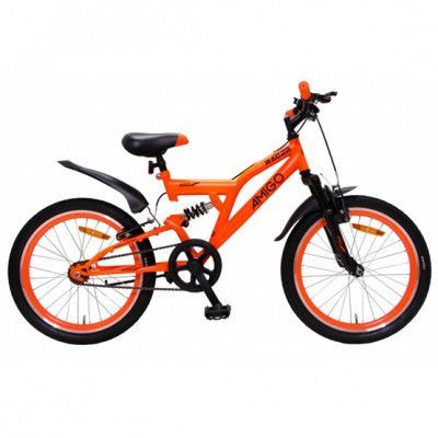 AMIGO Amigo - Barncykel - Racer 20 Tum Junior Orange