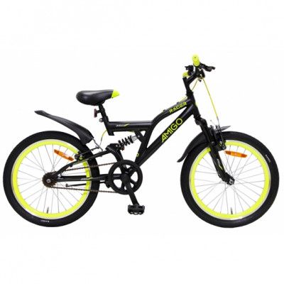 AMIGO Amigo - Barncykel - Racer 20 Tum Junior Svart