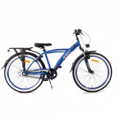 AMIGO Amigo - Barncykel - Roady 24 Tum 38,5 Cm 3 Växlar Fotbroms Blå