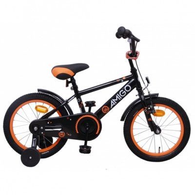 AMIGO Amigo - Barncykel - Sports 16 Tum Svart