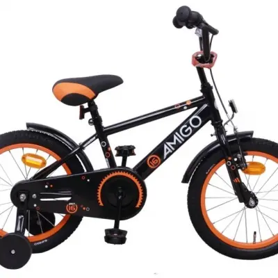 AMIGO Amigo - Barncykel - Sports 16 Tum Svart