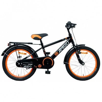 AMIGO Amigo - Barncykel - Sports 18 Tum Svart