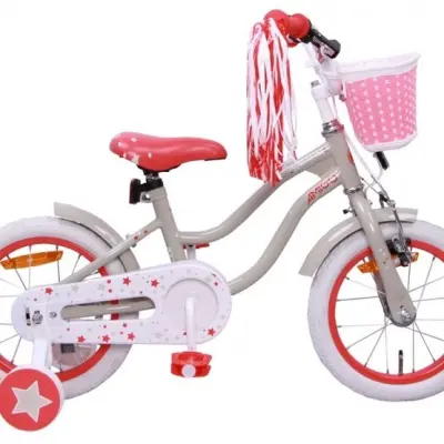 AMIGO Amigo - Barncykel - Superstar 14 Tum Cream