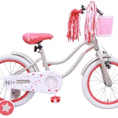 AMIGO Amigo - Barncykel - Superstar 16 Tum Cream