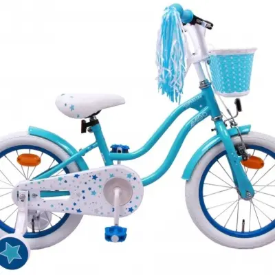 AMIGO Amigo - Barncykel - Superstar 16 Tum Ljusblå