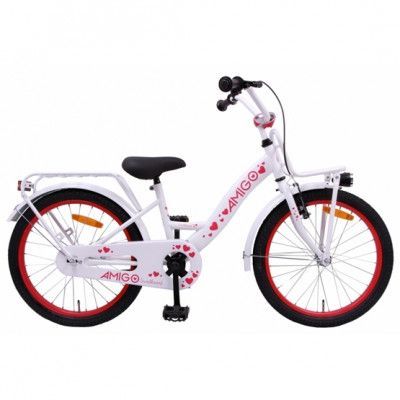 AMIGO Amigo - Barncykel - Sweetheart 20 Tum Vit