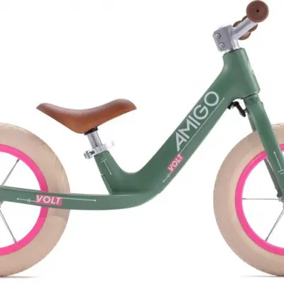 AMIGO Amigo - Barncykel - Volt 12 Inch Grön