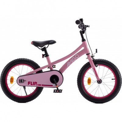 AMIGO - Barncykel Flip 18 Inch 26.5 Cm Rosa