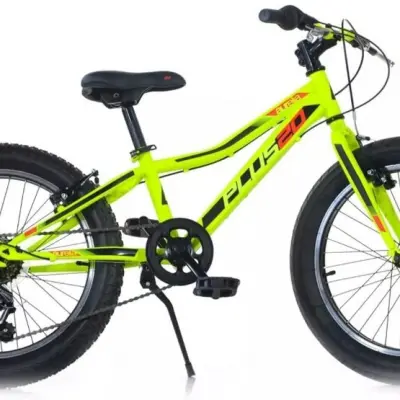 Aurelia - Barncykel - Fatbike 20 Tum 6 Växlar Lime