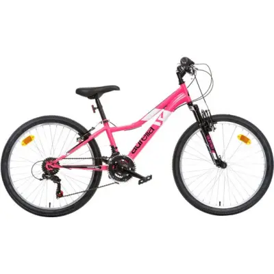 Aurelia - Barncykel - Ring 24 Tum 6 Växlar Rim Brakes Rosa
