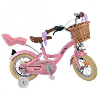 Barncykel Volare - Blossom 12 Tum Pink - Fotbroms
