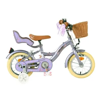 Barncykel Volare - Blossom 12 Tum Purple - Fotbroms