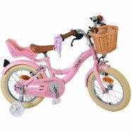 Barncykel Volare - Blossom 14 Tum Pink - Handbroms