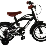 Barncykel Volare Cruiser 12 tum - Dubbla handbromsar (Svart)