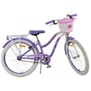 Barncykel - Volare - Lovely Children'S Bike - 24 Tum - Lila - Två Handbromsar