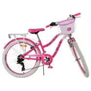 Barncykel - Volare - Lovely Children'S Bike - 24 Tum - Rosa - 7 Växlar