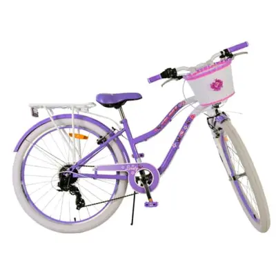 Barncykel - Volare - Lovely Children'S Bike - 26 Tum - Lila - 7 Växlar
