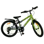 Barncykel - Volare - Rocky Children'S Bike - 20 Tum - 7 Växlar - Grön/Grå