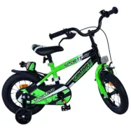 Barncykel - Volare - Sportivo Kids Bike - 12 Tum - Grön Svart