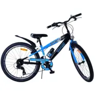 Barncykel - Volare - Sportivo Kids Bike - 24 Tum - 7 Växlar - Svart Blå