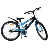 Barncykel - Volare - Sportivo Kids Bike - 24 Tum - Svart Blå - Två Handbromsar