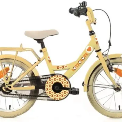 Bike Fun - Barncykel - Lots Of Love 12 Inch 30 Cm Gul