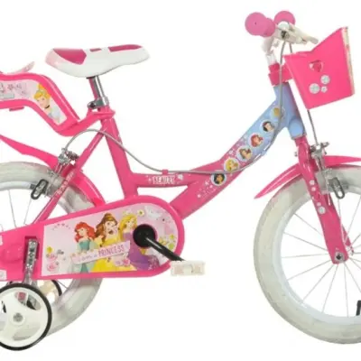Dino - Barncykel - 144R-Pss Princess 14 Tum Rosa