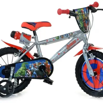 Dino - Barncykel - Avengers 14 Tum Silver
