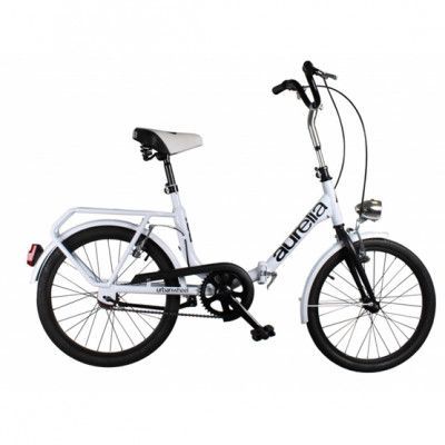 Dino - Barncykel - Ihopfällbar 321 20 Inch 41 Cm Vit