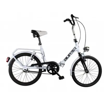 Dino - Barncykel - Ihopfällbar 321 20 Inch 41 Cm Vit