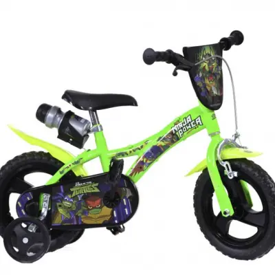 Dino - Barncykel - Ninja Turtles 12 Tum Junior Grön