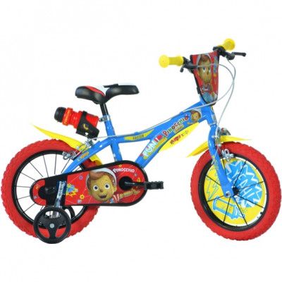 Dino - Barncykel - Pinocchio 16 Tum 27 Cm Caliper Blå/Röd