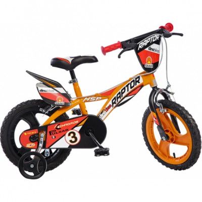Dino - Barncykel - Raptor 14 Tum Orange