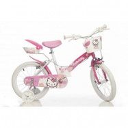 Dino Bikes, 16"Barncykel, Hello Kitty