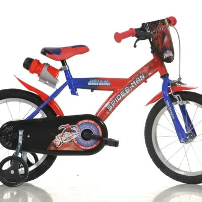DinoBikes - Barncykel 16 Tum - Spiderman