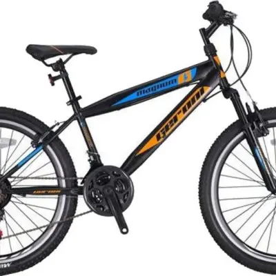 Geroni - Barncykel - Magnum 27 Inch 40 Cm 21 Växlar Svart/Orange