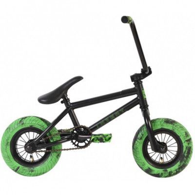 Invert Supreme - Barncykel Mini Bmx 10 Inch 11 Cm Svart/Grön