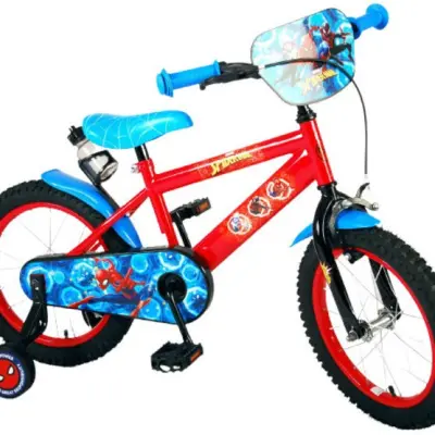 Marvel - Barncykel - Spider-Man 16 Inch 28 Cm Fotbroms Blå/Röd