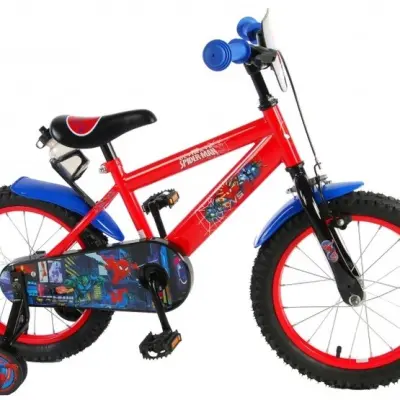 Marvel - Barncykel - Spiderman 16 Tum Röd
