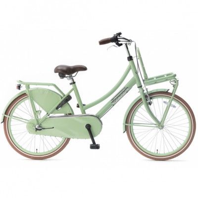 Popal - Barncykel - Daily Dutch Basic+ 22 Tum 3 Växlar Grön