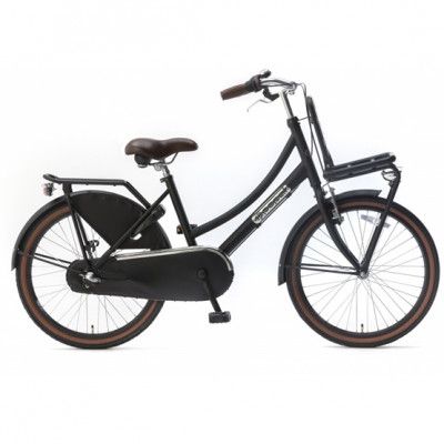 Popal - Barncykel - Daily Dutch Basic+ 22 Tum 3 Växlar Matte Svart