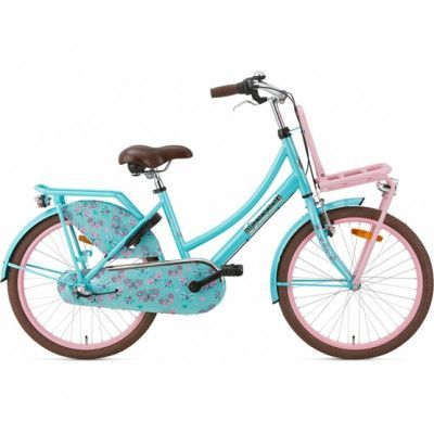 Popal - Barncykel - Daily Dutch Basic+ 22 Tum 3 Växlar Turkos