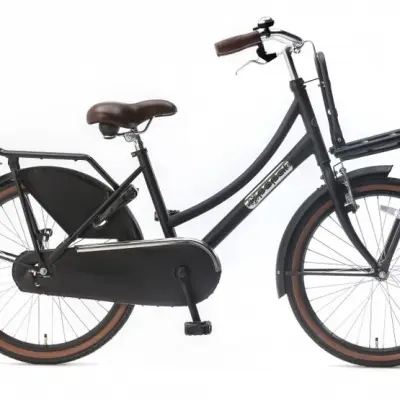 Popal - Barncykel - Daily Dutch Basic 22 Tum Matte Svart