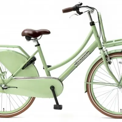 Popal - Barncykel - Daily Dutch Basic+ 24 Tum 3 Växlar Grön