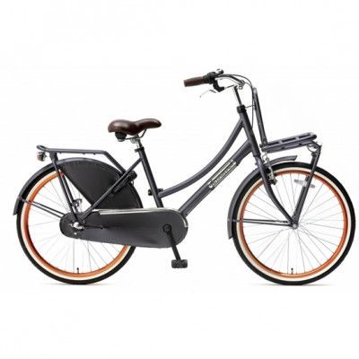 Popal - Barncykel - Daily Dutch Basic+ 24 Tum 3 Växlar Petrol Blå