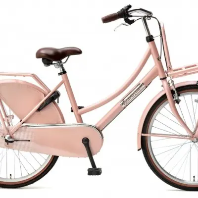Popal - Barncykel - Daily Dutch Basic+ 24 Tum 3 Växlar Salmon